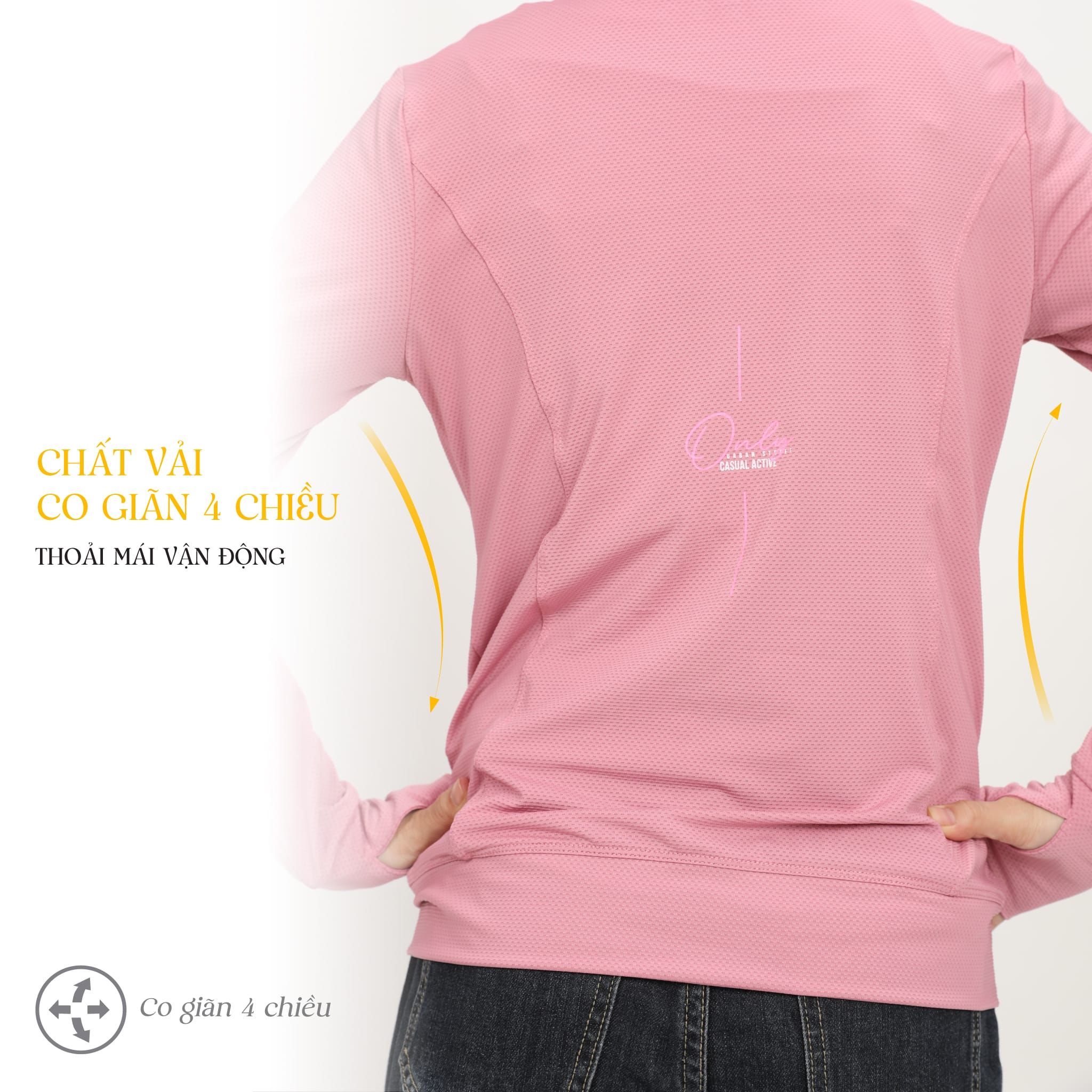 BST Áo khoác nữ chống nắng, chống UV chất poly thái mỏng nhẹ  311p 1277/ 1291