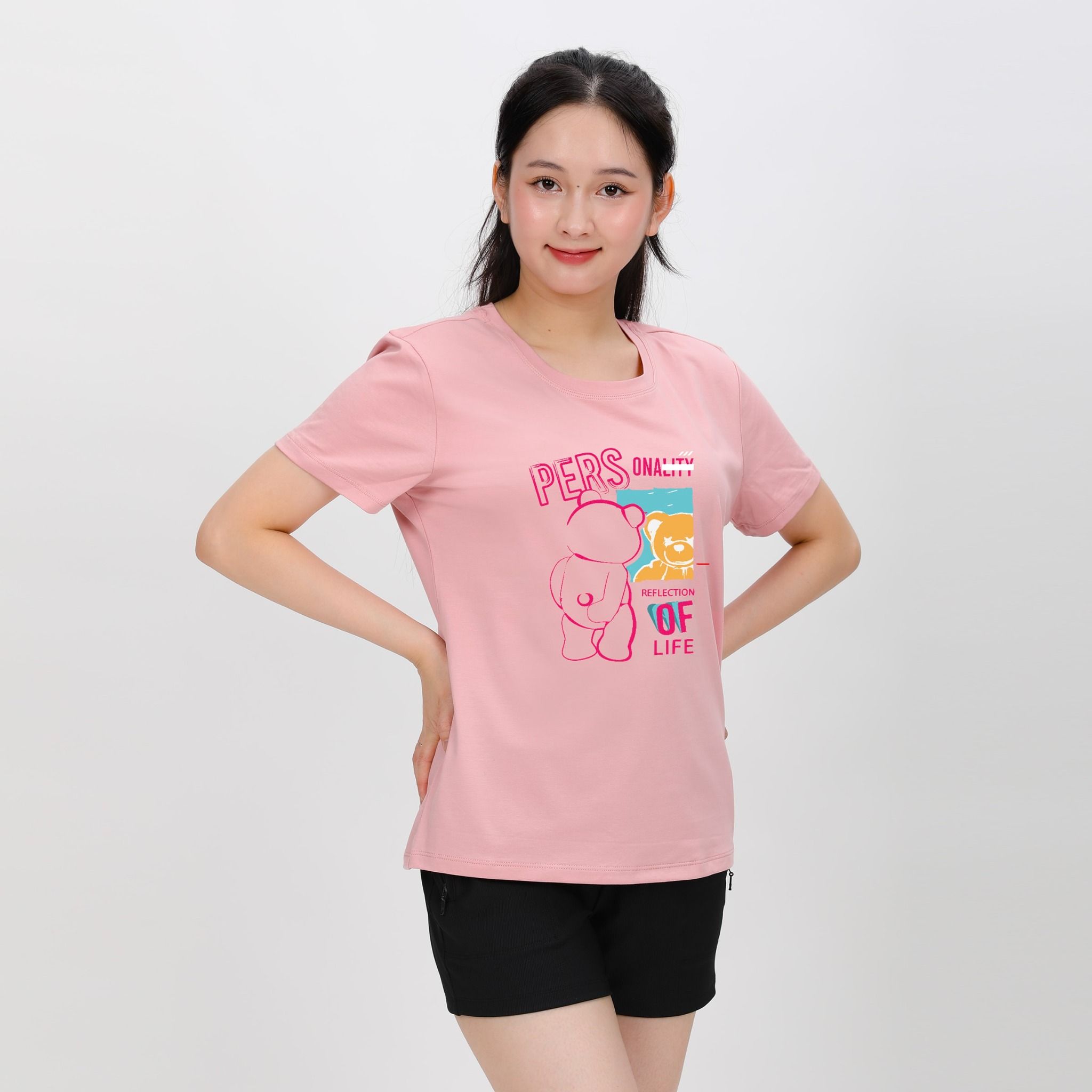 Áo thun nữ tay ngắn Form Rộng chất cotton siêu mát 020p 0289