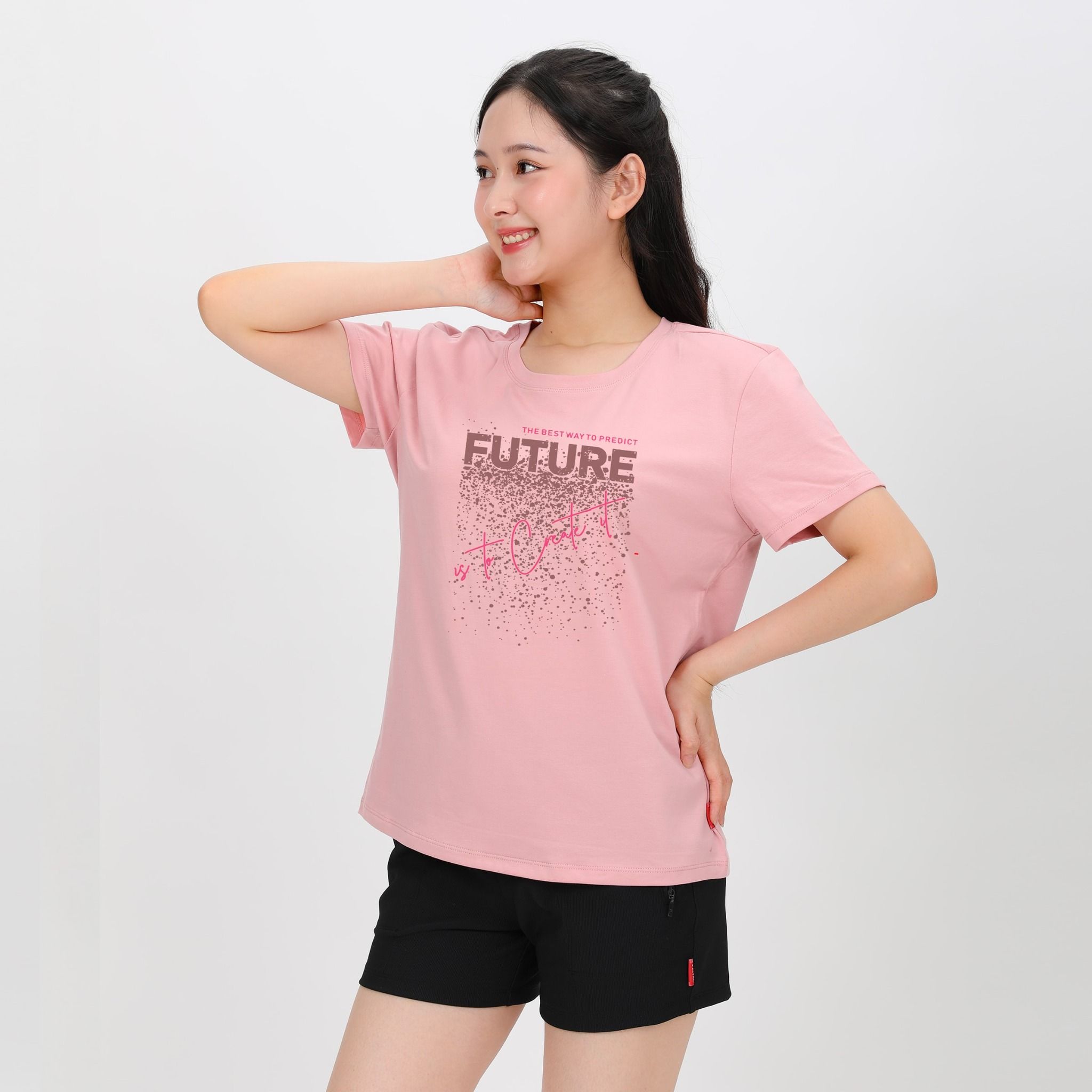 Áo thun nữ tay ngắn Form Rộng chất cotton siêu mát 020p 0290