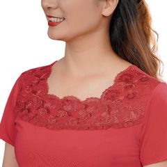 Set đồ bộ nữ kiểu quần dài tay ngắn chất thun lạnh siêu bền 013p 3147