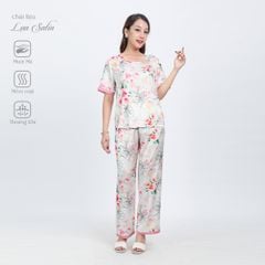 Bộ dài tay ngắn lụa nhung cao cấp 263p 3363