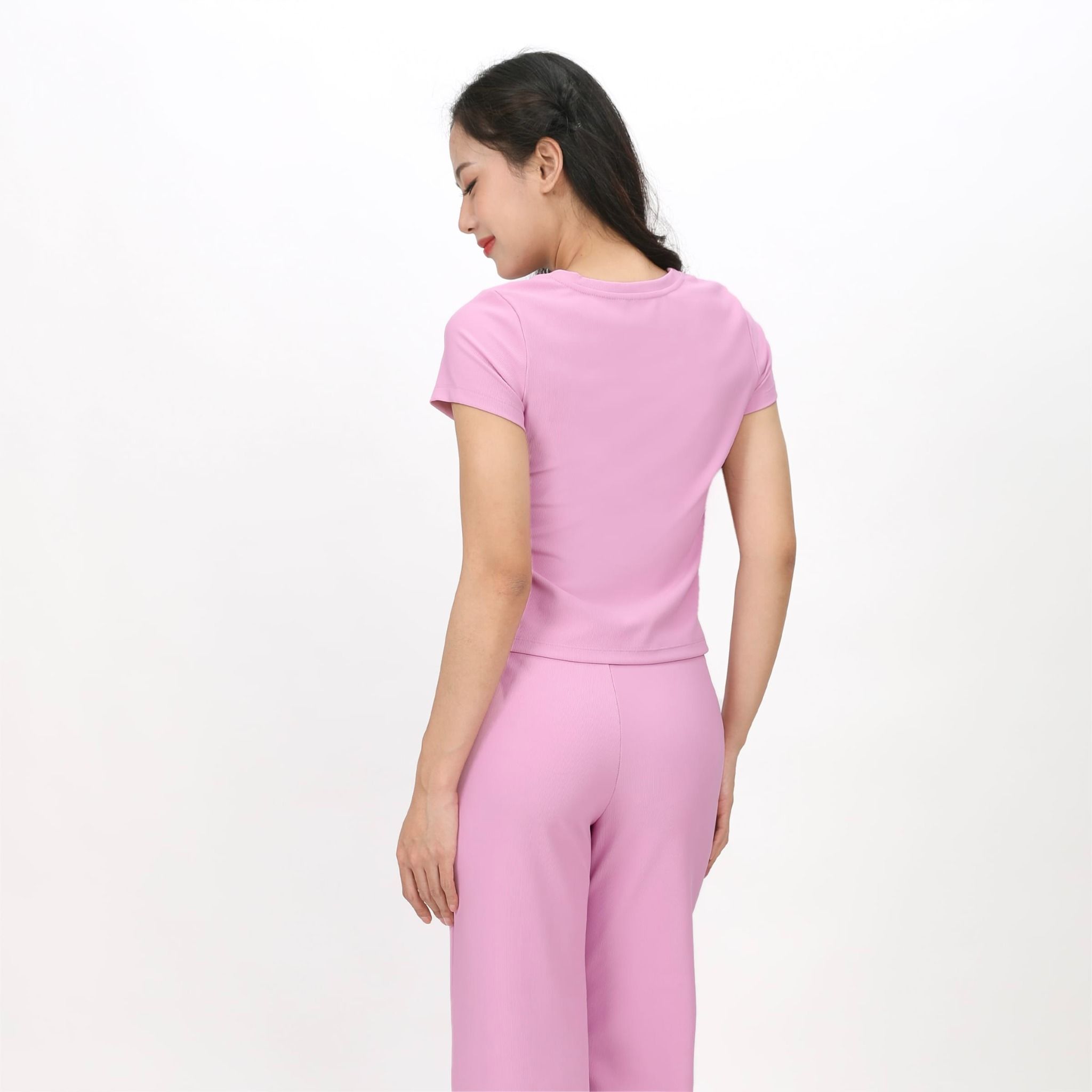 Set đồ bộ nữ kiểu quần dài tay ngắn chất rip chất cotton siêu mát 223p 3400
