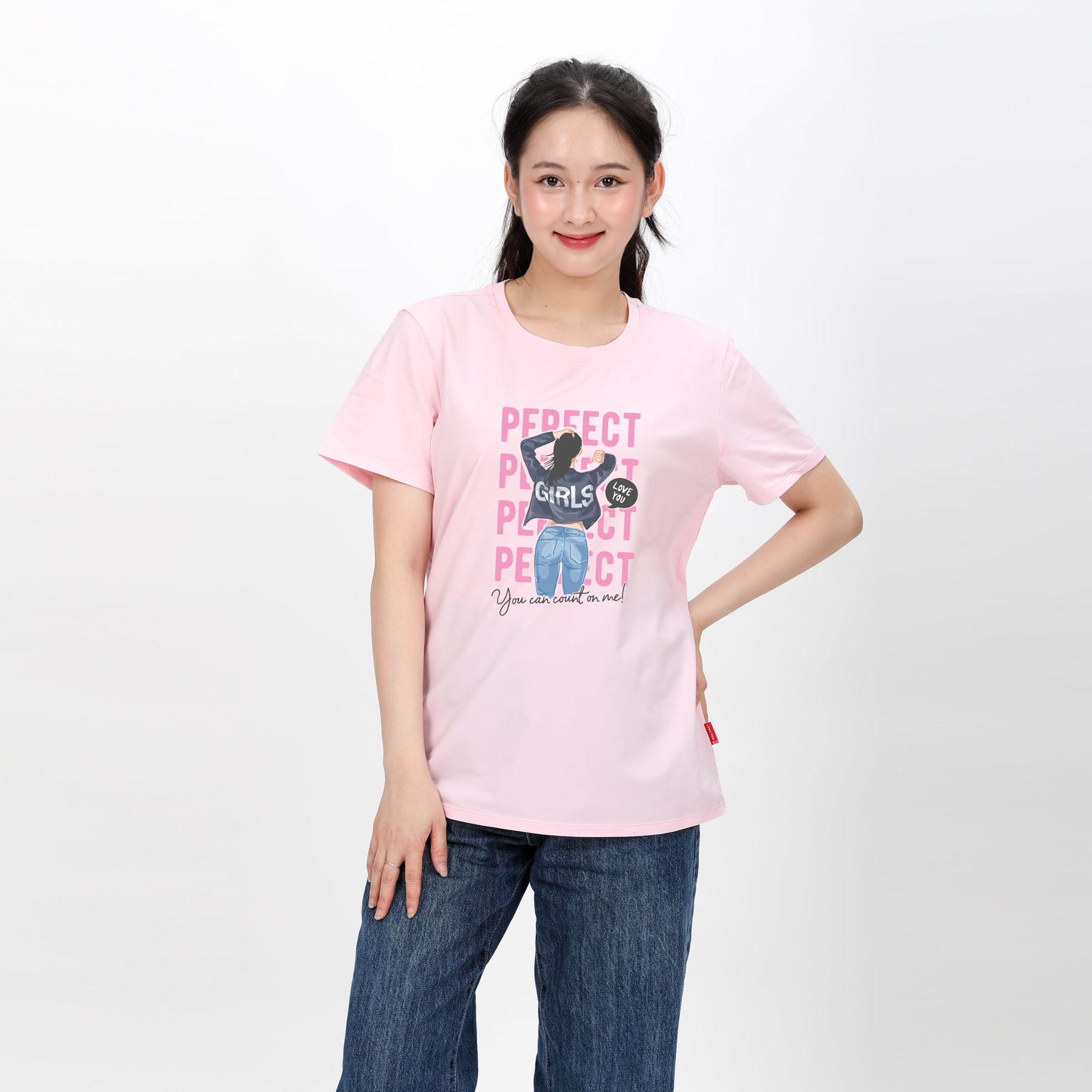 Áo thun nữ form rộng chất cotton siêu mát 020p 0104