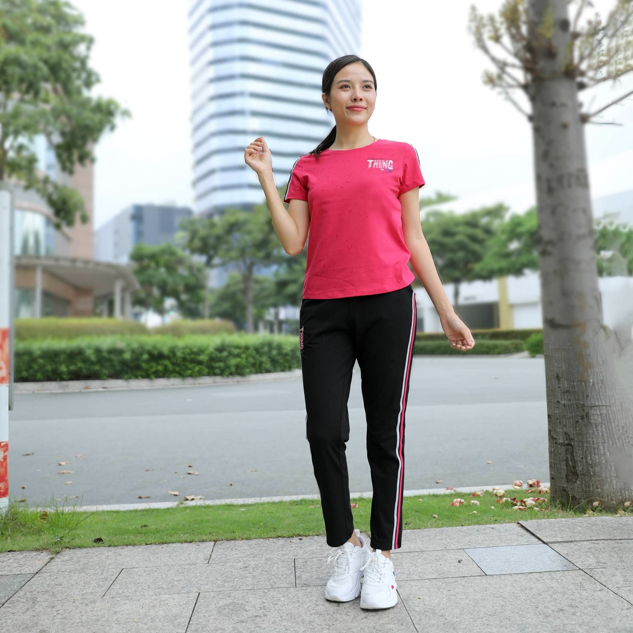 Set đồ bộ nữ kiểu quần dài tay ngắn 193p 6011