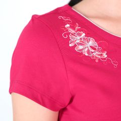 Đồ bộ mặc nhà cao cấp nữ kiểu quần dài tay ngắn cotton 023p 3230