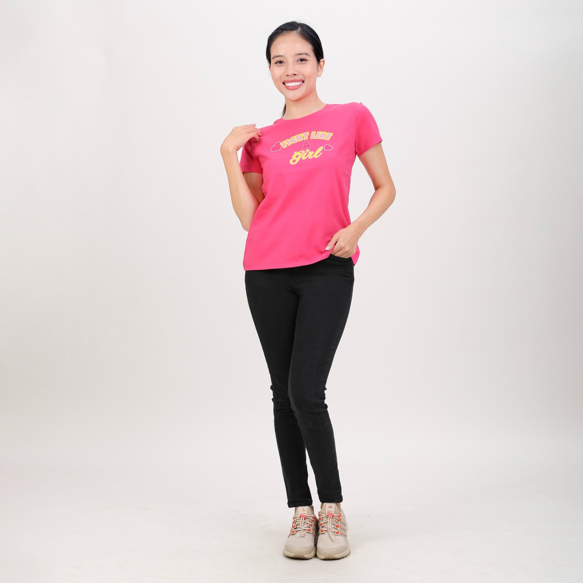 Áo thun nữ tay ngắn Form Suông chất cotton siêu mát 020p 0311