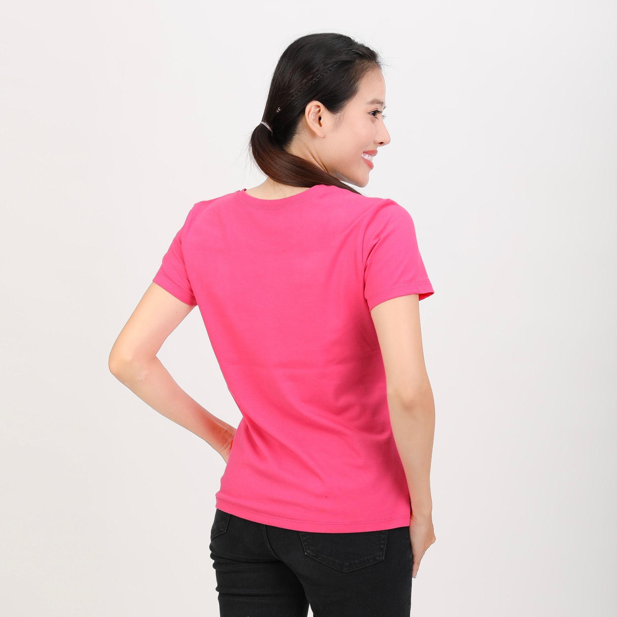 Áo thun nữ tay ngắn Form Suông chất cotton siêu mát 020p 0313