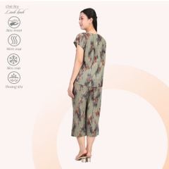 Set đồ bộ nữ kiểu quần lửng tay ngắn  254p 7031