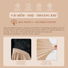 Set đồ bộ nữ kiểu quần dài tay ngắn chất pique 523p 3381