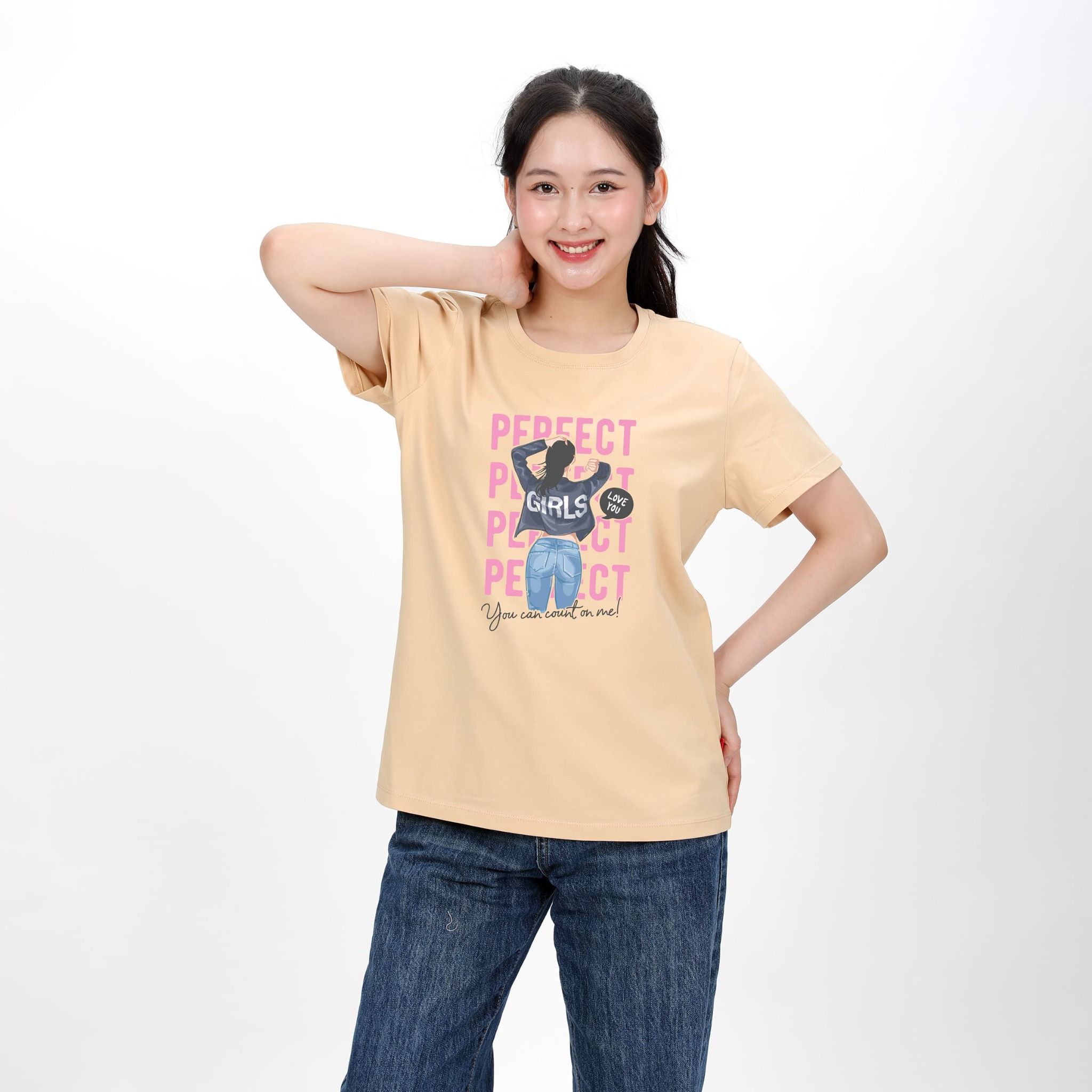 Áo thun nữ form rộng chất cotton siêu mát 020p 0104