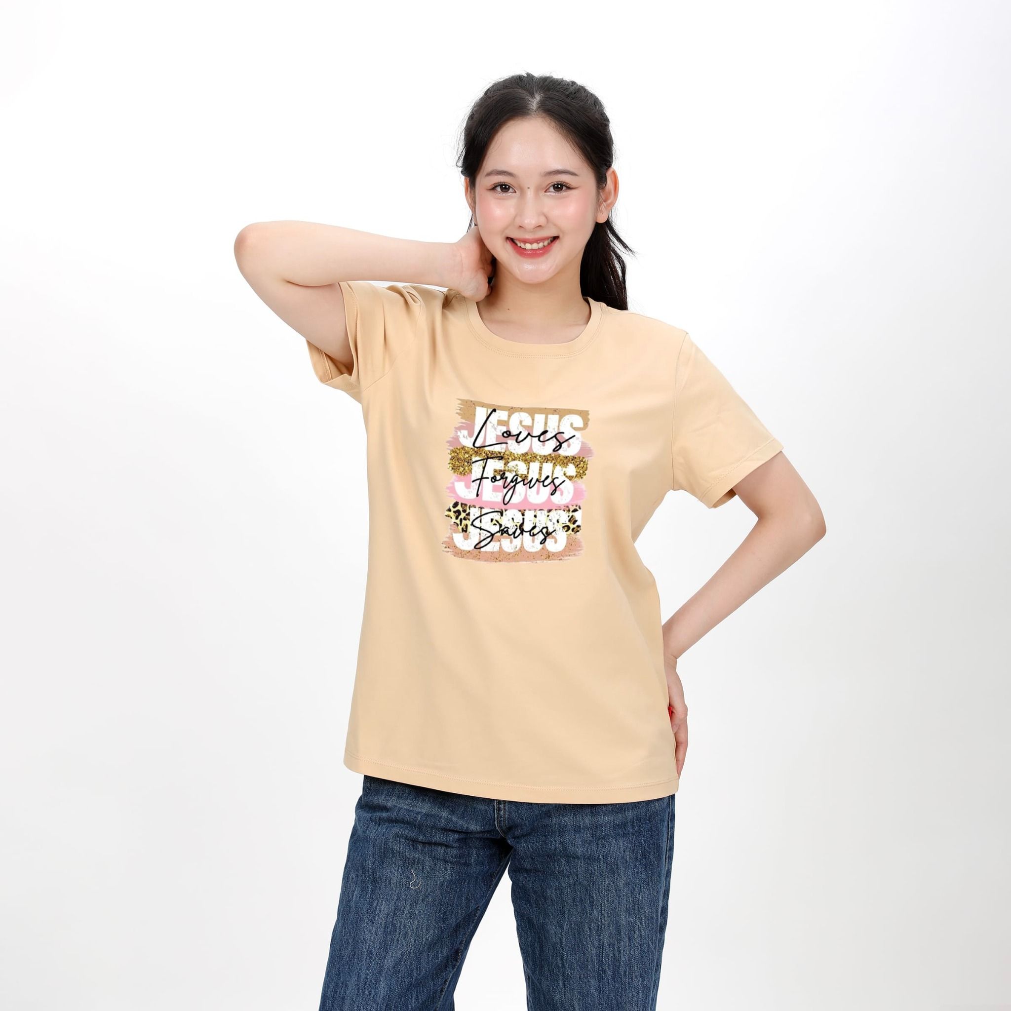 Áo thun nữ form rộng chất cotton siêu mát 020p 0404