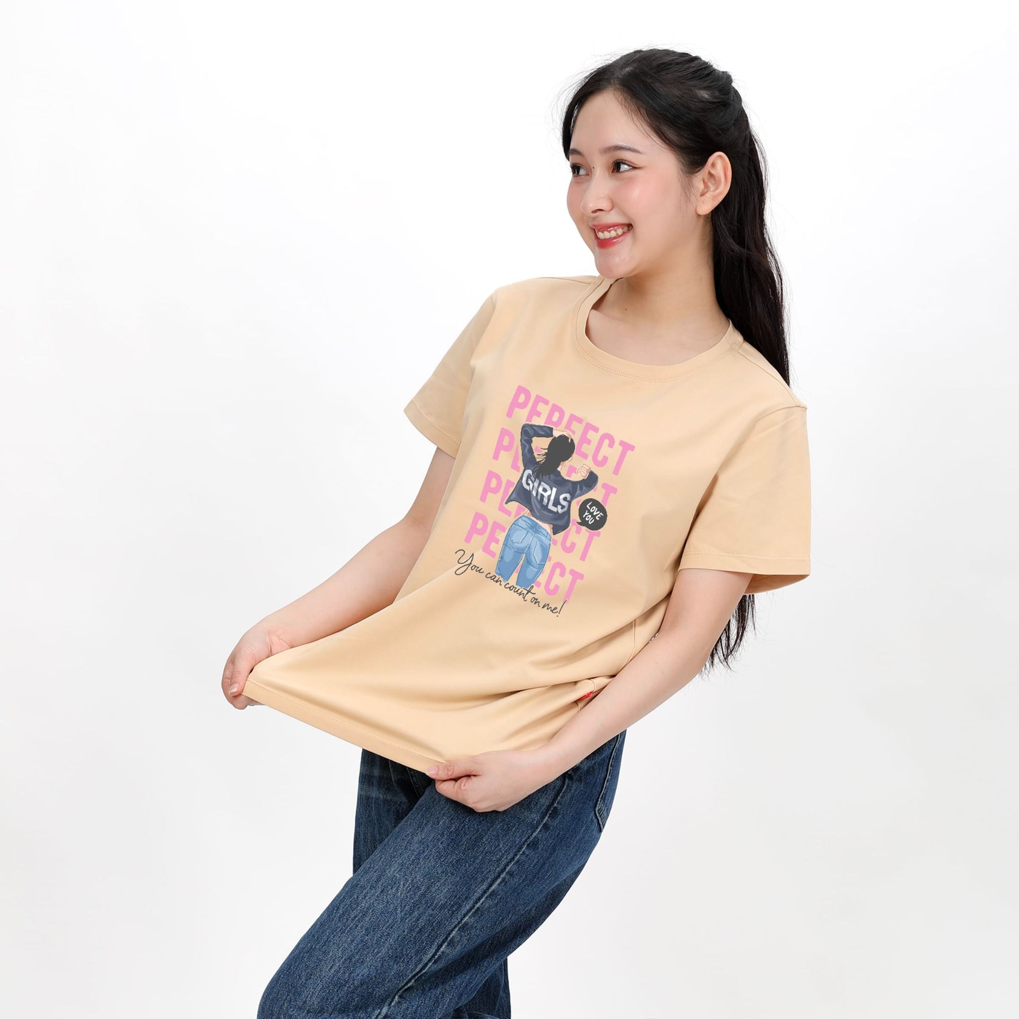Áo thun nữ form rộng chất cotton siêu mát 020p 0104