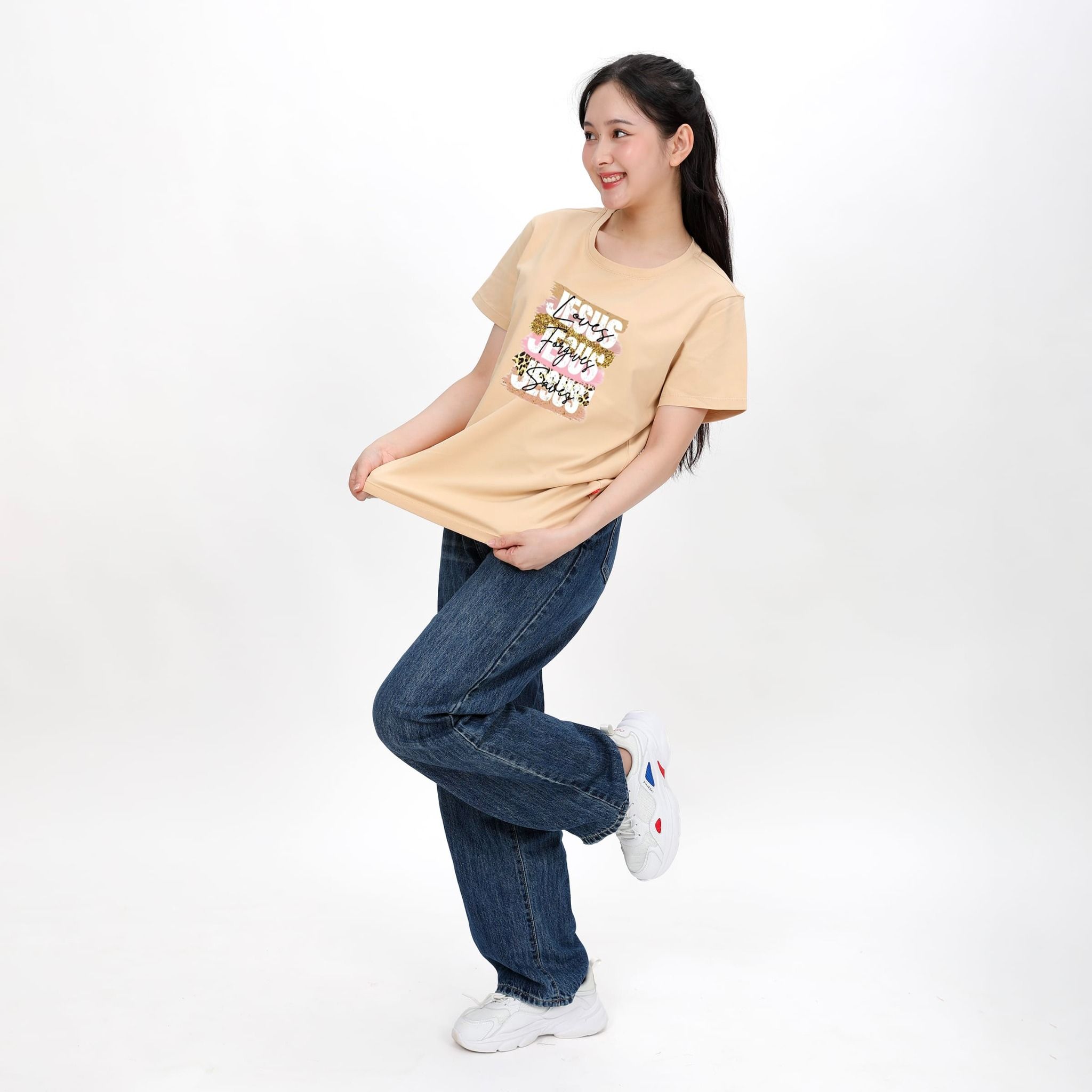 Áo thun nữ form rộng chất cotton siêu mát 020p 0404