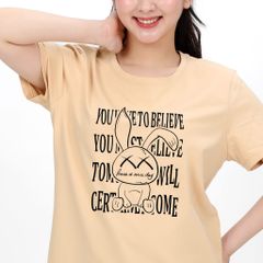 Áo thun nữ form rộng chất cotton siêu mát 020p 0256