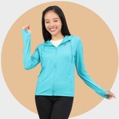 Áo khoác nữ chống nắng, chống UV chất melan lưới 341p 1303