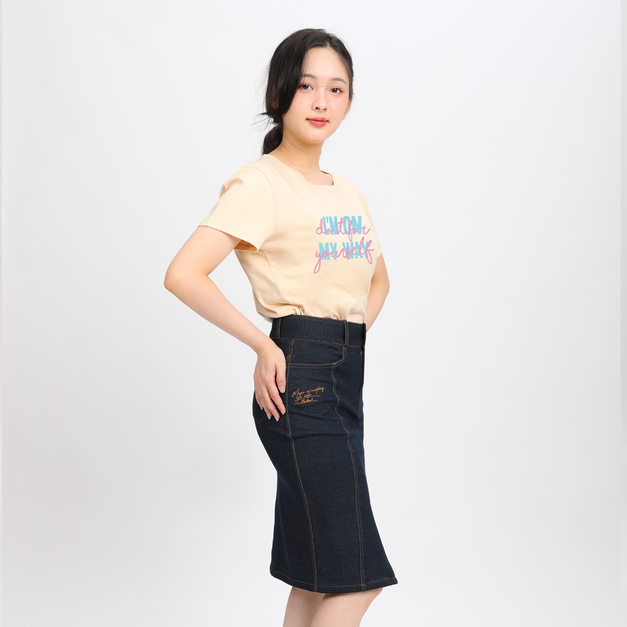 Áo thun nữ form suông chất cotton siêu mát 020p 0807