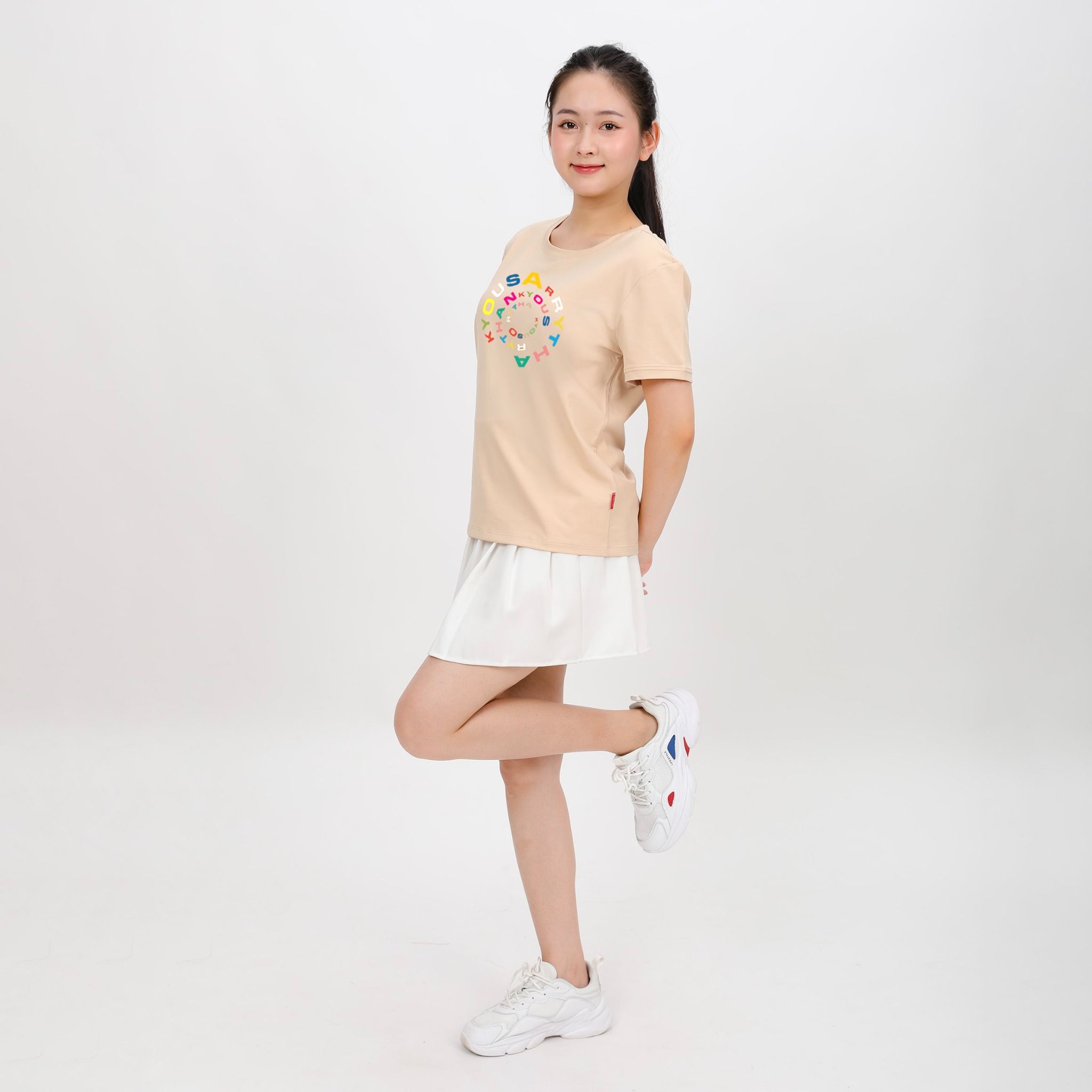 Áo thun nữ tay ngắn form cơ bản chất cotton siêu mát 020p 1942