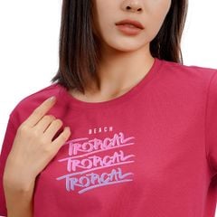 Áo thun nữ tay ngắn cotton cvc mát form rộng 190p 0204