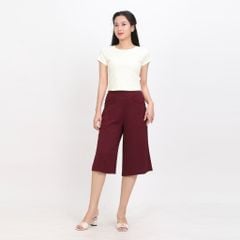 Quần thể thao nữ ống lửng chất đũi 338p 8522