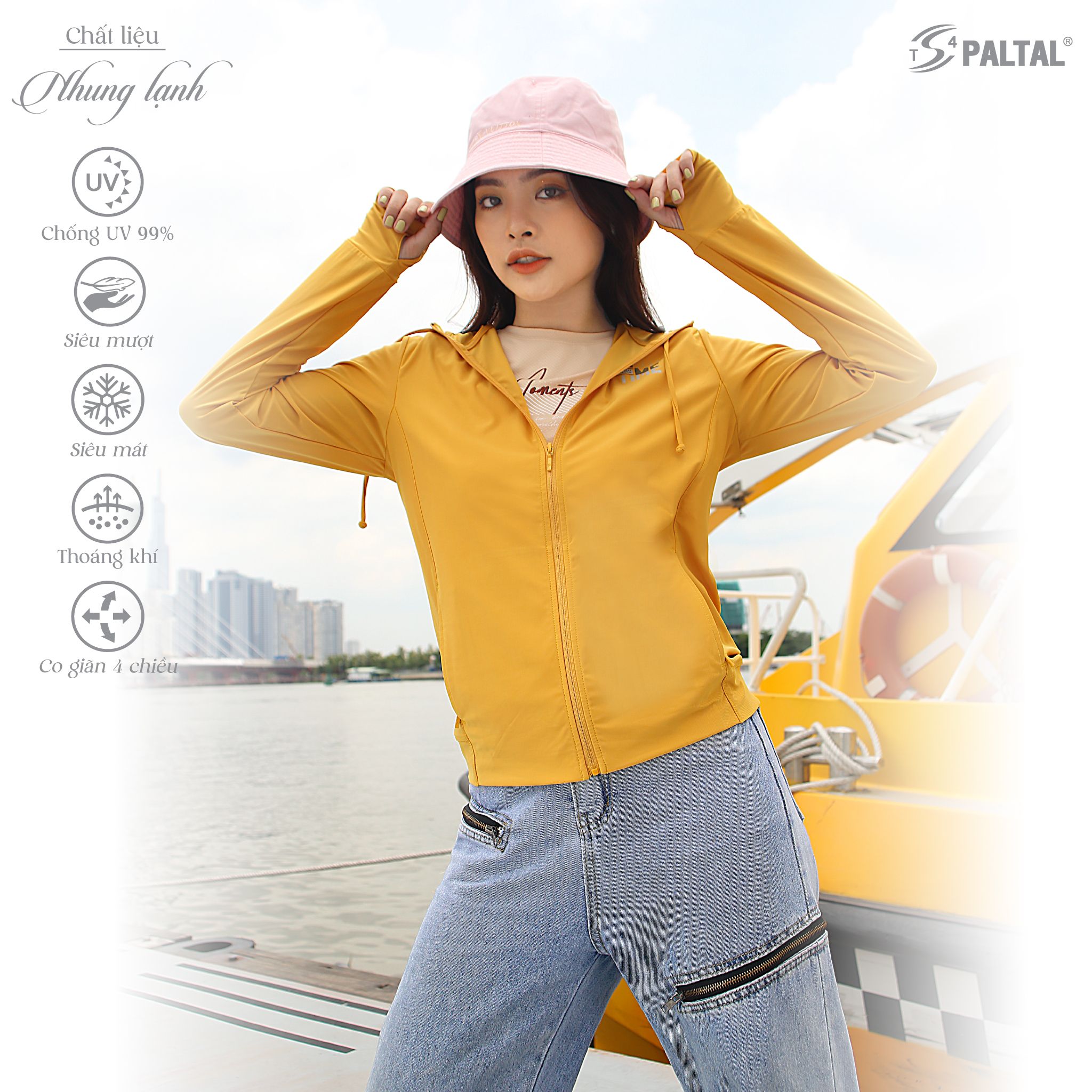 BST Áo khoác nữ chống nắng, chống UV chất nhung lạnh siêu bền 151p 1302 / 1259 / 1056 / 1325