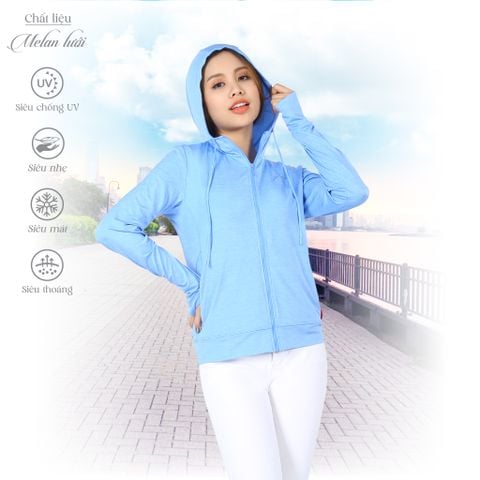 BST Áo khoác nữ chống nắng, chống UV chất mắc lưới siêu mượt 341p 1103 / 1104