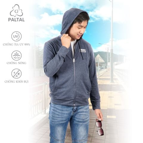 Áo khoác nam chống nắng, chống UV có nón VC cotton TC mát 431p 1145