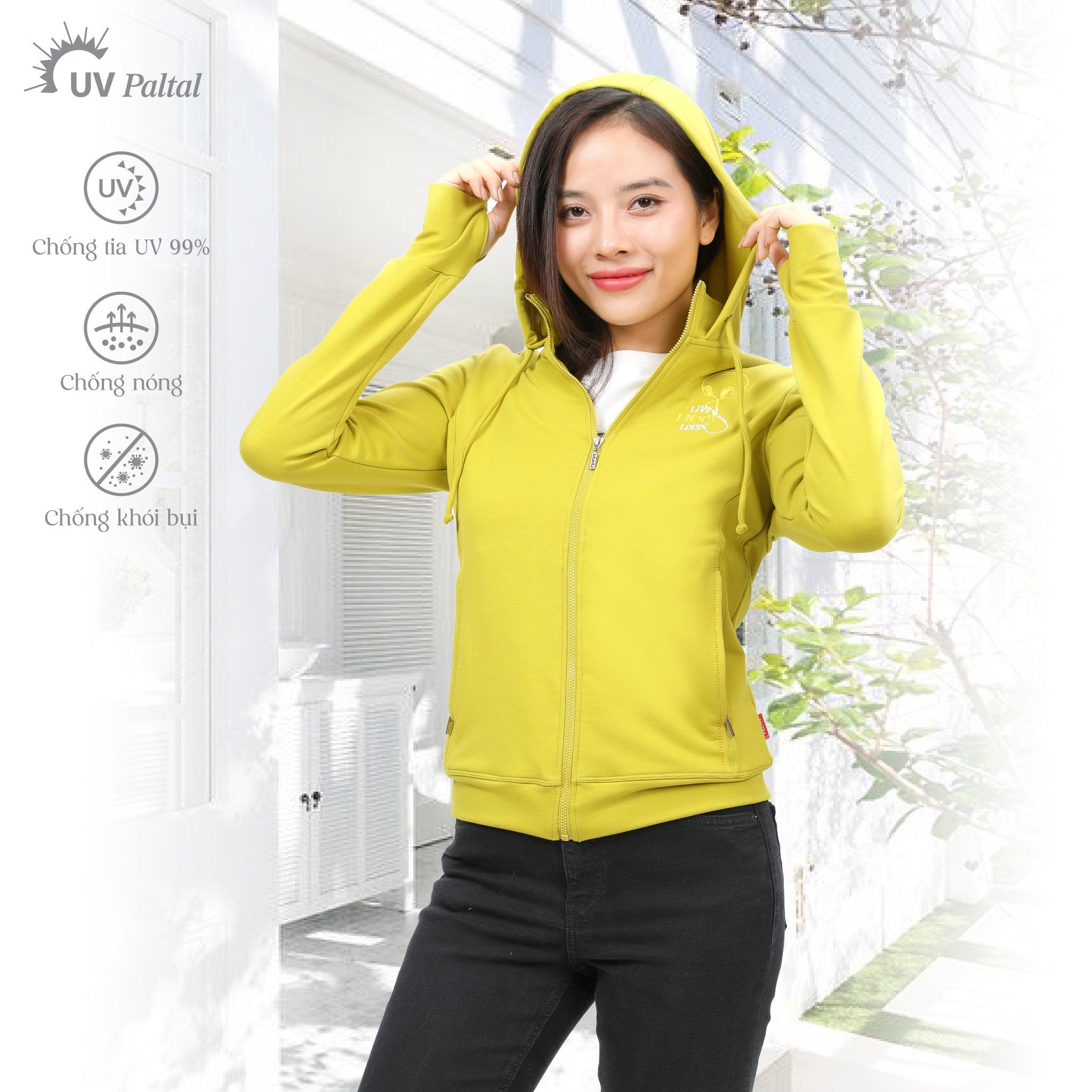 Áo khoác nữ chống nắng, chống UV chất vảy cá cotton siêu mát 431p 1258