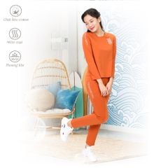 Set đồ bộ nữ kiểu quần dài tay dài 183p 3213