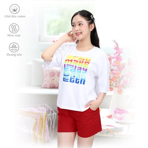 Bộ Đùi ngắn tay cotton 195p 5166