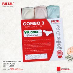 Combo 3 quần lót cotton nữ 027p 8395