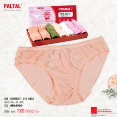 Combo 7 quần lót cao cấp paltal ql 017p 8650