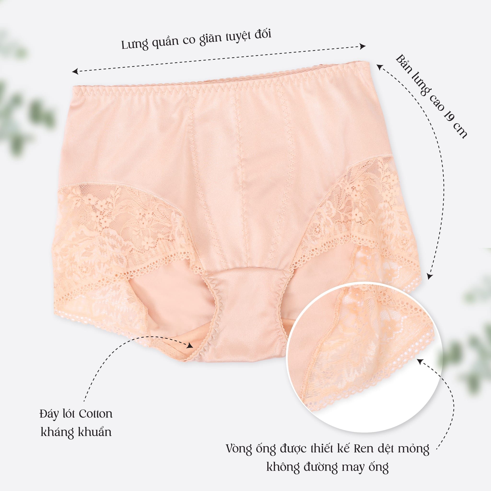 quần lót nữ chất thun lạnh siêu bền 017p 8654