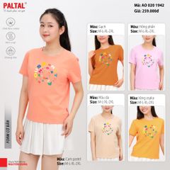 Áo thun nữ tay ngắn form cơ bản chất cotton siêu mát 020p 1942