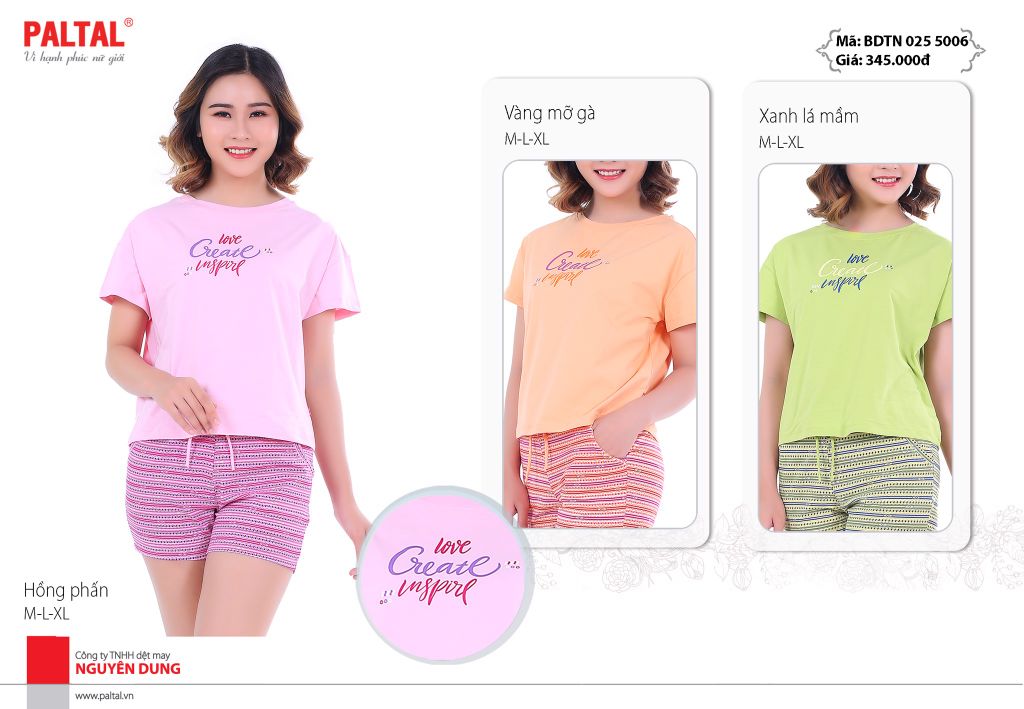 Bộ đùi tay ngắn cotton 025p 5006