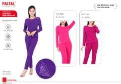 Set đồ bộ nữ kiểu quần dài tay dài chất cotton siêu mát 033p 3093