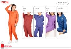 Bộ nữ thể thao kiểu quần dài tay dài chất vảy cá cotton cvc mát kiểu dệt chân cua 403p 3191
