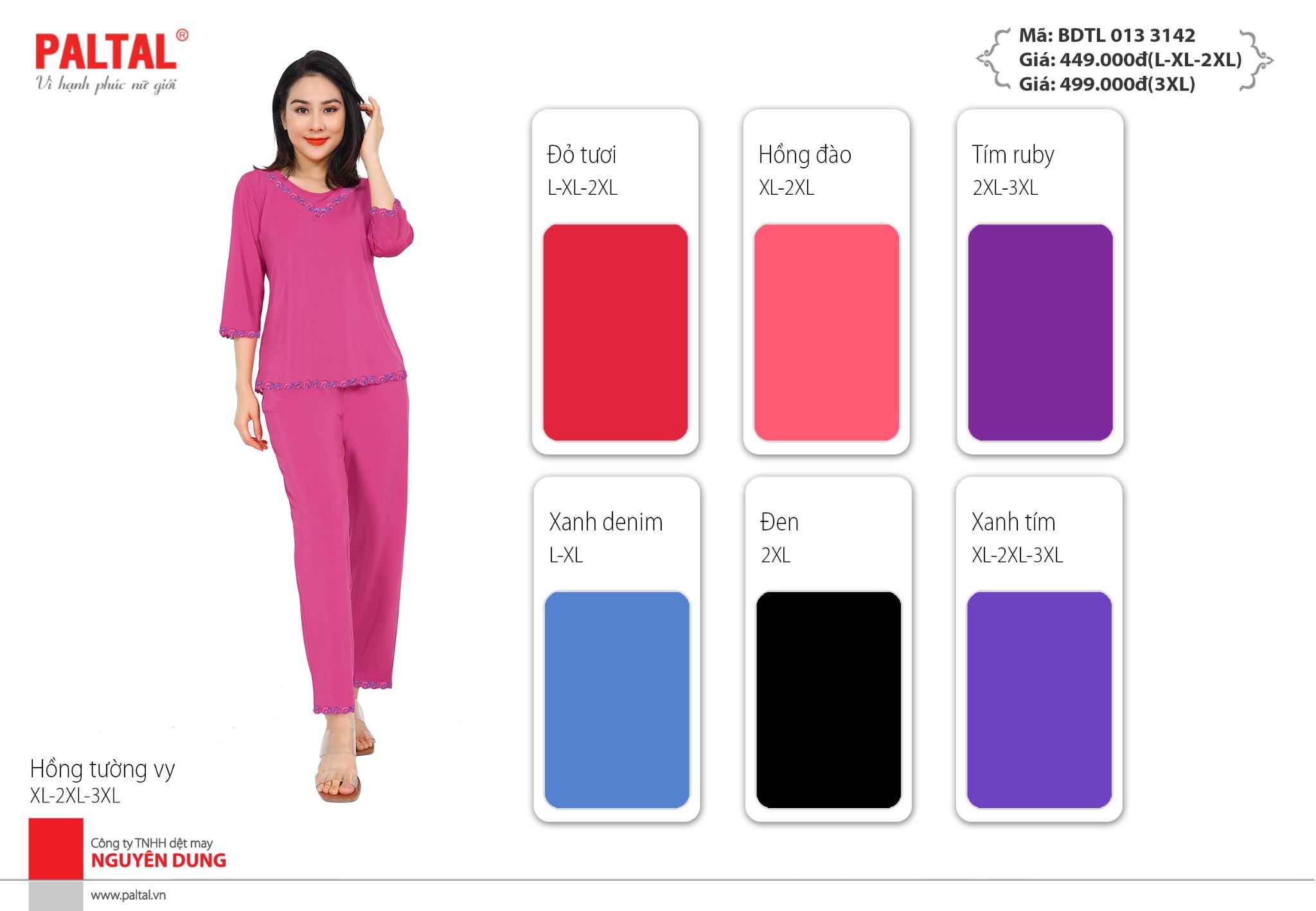 Set đồ bộ nữ kiểu quần dài tay lở chất thun lạnh siêu bền 013p 3142