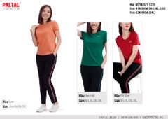 Set đồ bộ nữ kiểu quần dài tay ngắn chất cotton siêu mát 023p 3276