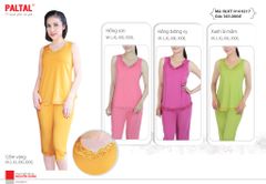 Set đồ bộ nữ kiểu quần lửng không tay chất thun lạnh siêu bền014p 0217