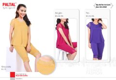 Set đồ bộ nữ kiểu quần lửng tay ngắn chất thun lạnh siêu bền 014p 0245