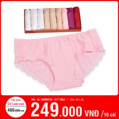 Combo 10 Quần Lót Nữ Thun Lạnh 017P 7064