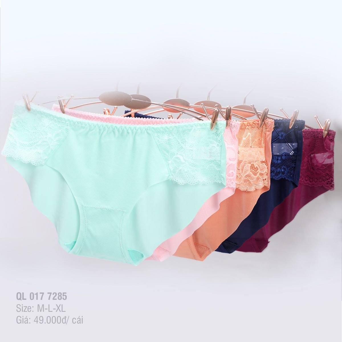 quần lót nữ chất thun lạnh siêu bền 017p 7285