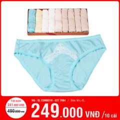 Combo 10 Quần Lót Nữ Cotton 027p 7084