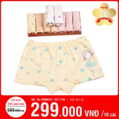 Combo 10 quần lót baby trẻ em cotton 027P 7139