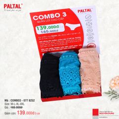 Combo 3 quần lót nữ voal lưới 077p 8252