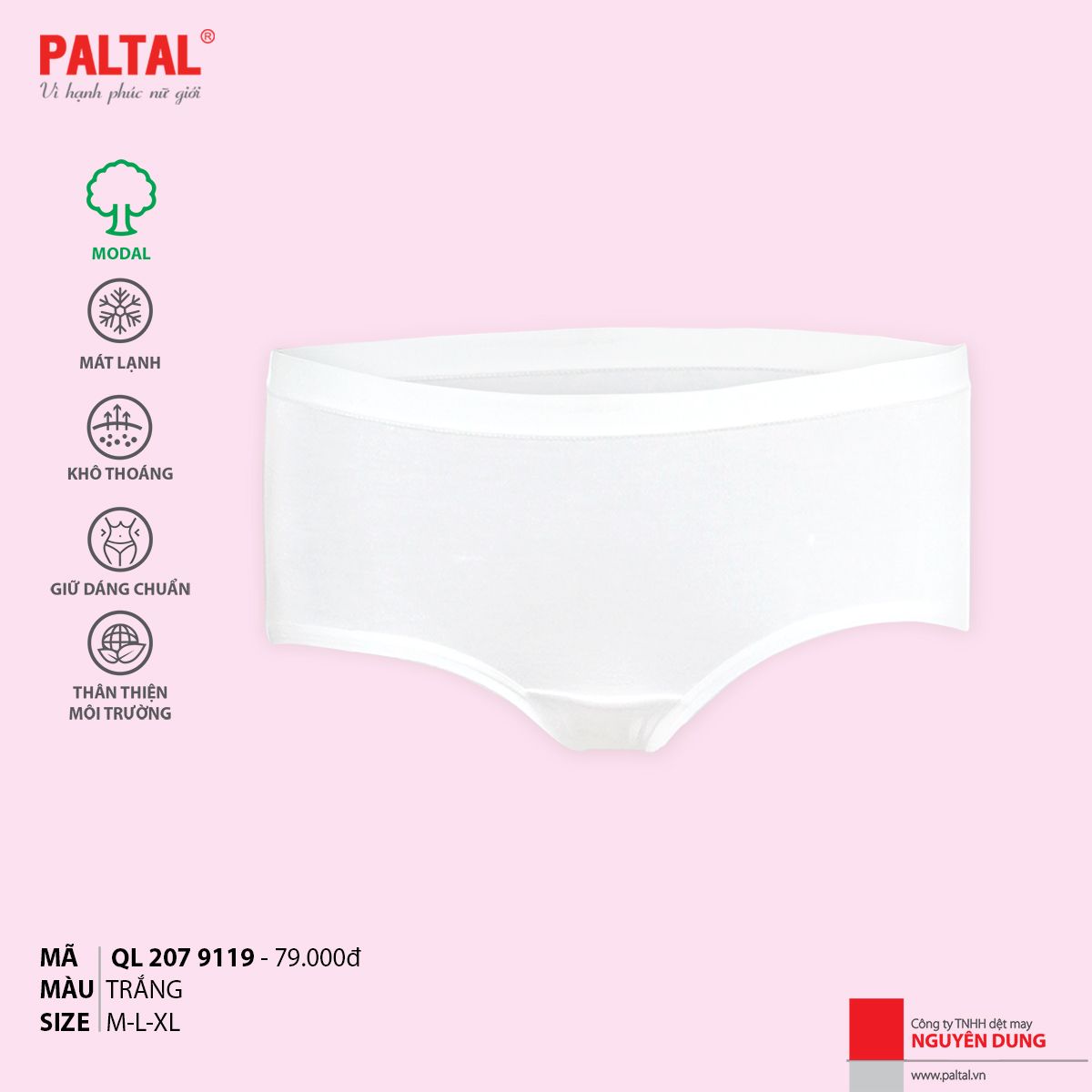 Quần lót nữ modal 207p 9119
