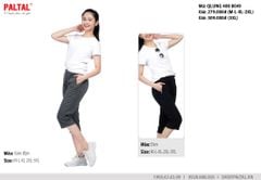 quần lẻ ống lửng vảy cá cotton 408p 8049