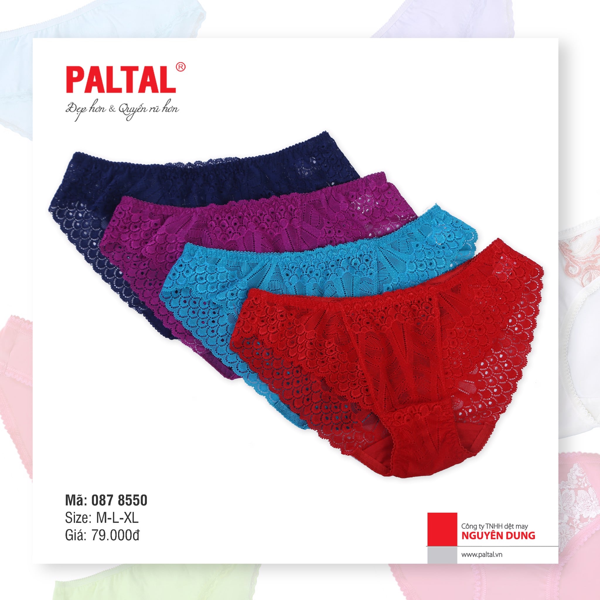 Quần lót cao cấp paltal ql 087p 8550