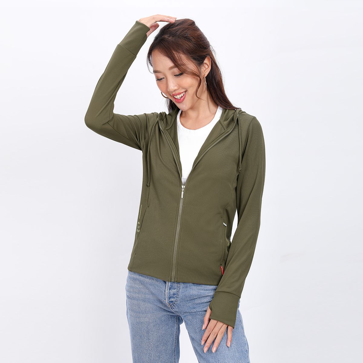 Áo khoác nữ chống nắng, chống UV chất poly mắc lưới siêu thoáng khí 311p 1243