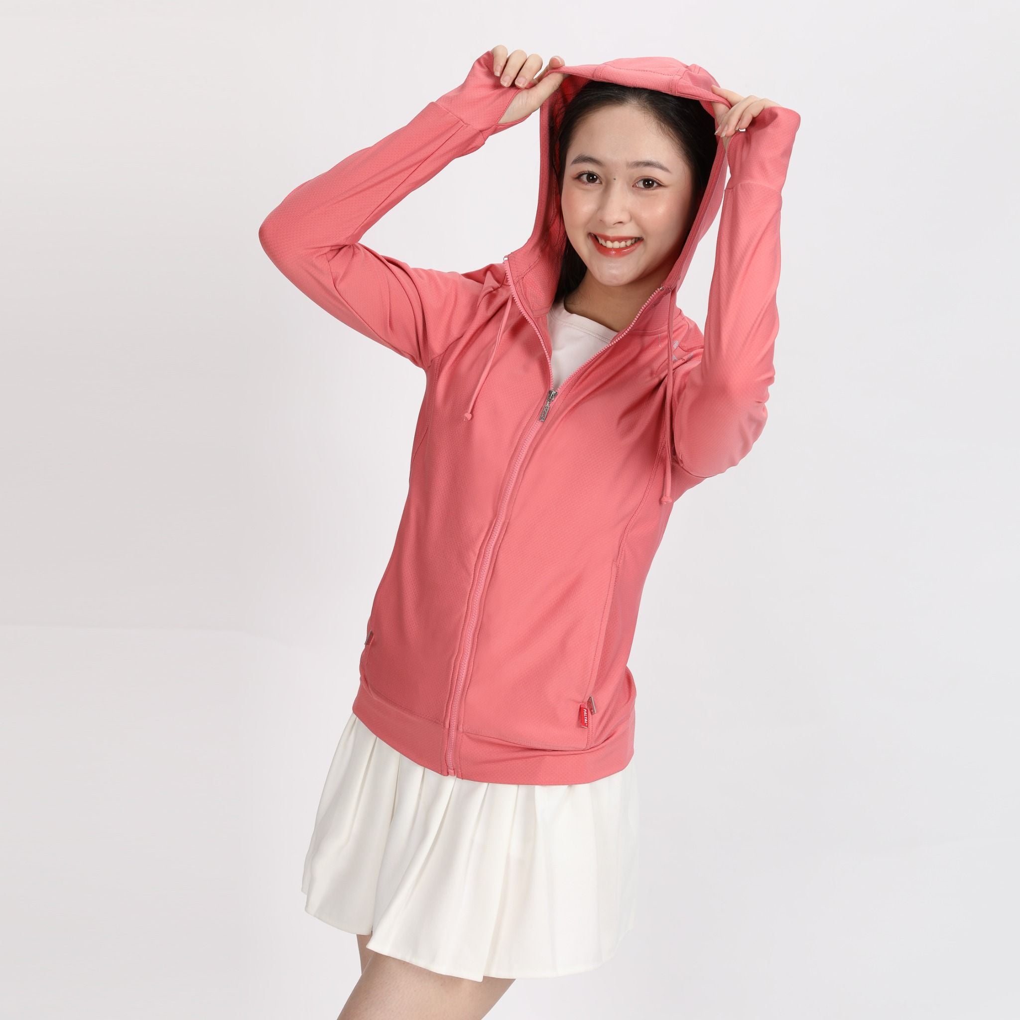 Áo khoác nữ chống nắng, chống UV chất poly mè 311p 1228